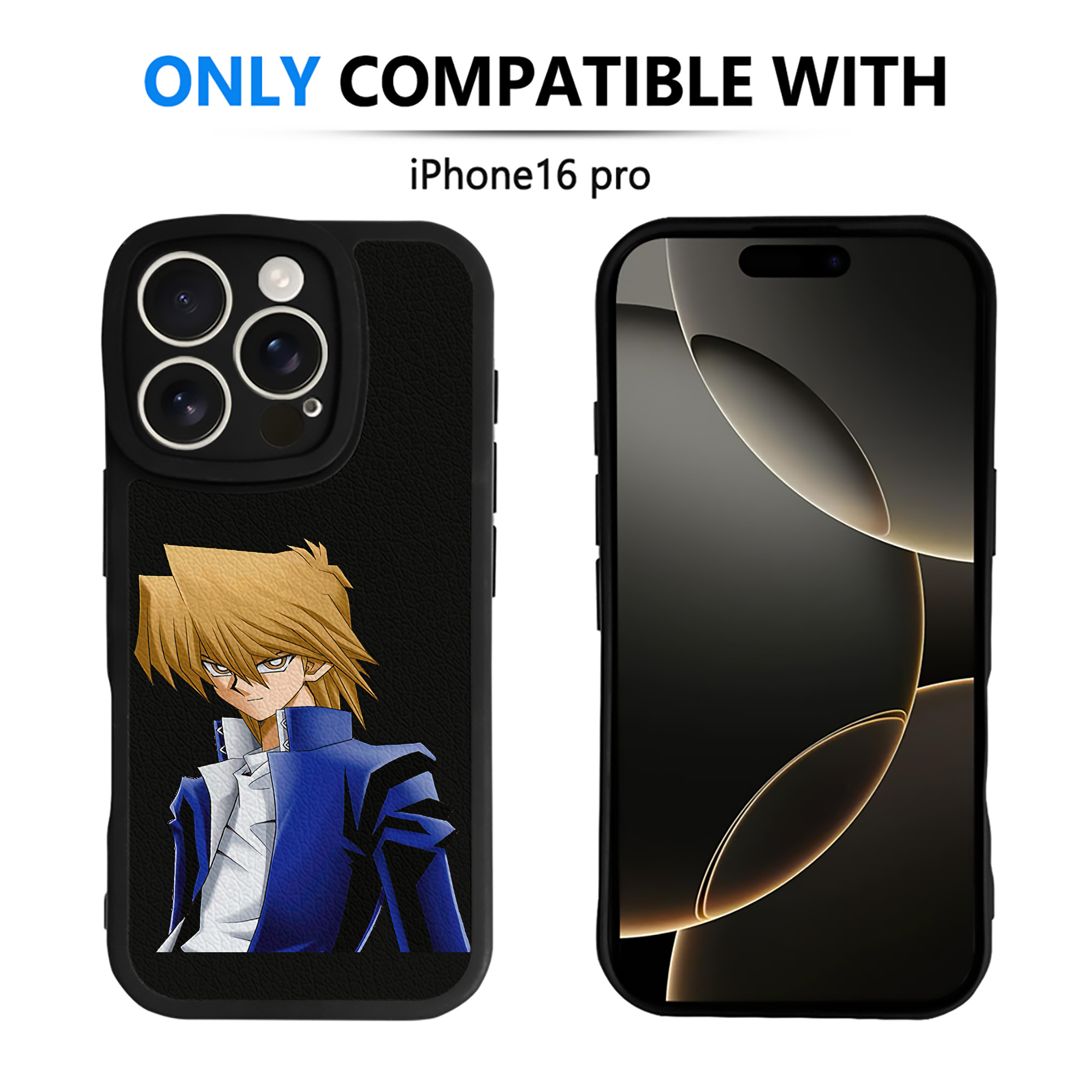 遊☆戯☆王 Yu-Gi-Oh! 【iPhone 16シリーズ対応】シリコンスマホケース（レザー調） 材質：シリコン